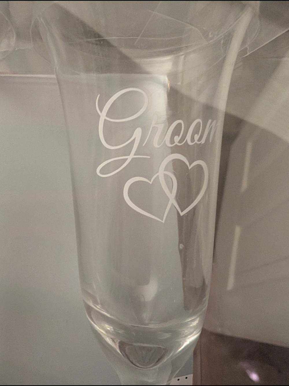Bride & Groom Champagne Flutes - Picture 4 of 6